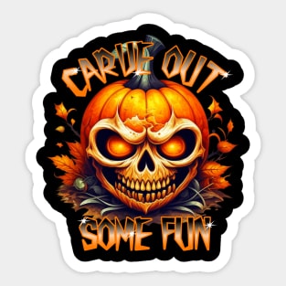 Carve Out Some Fun Sticker